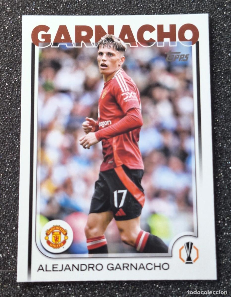 Cromos de F&uacute;tbol: Alejandro Garnacho Manchester United Topps Champions League Soccer