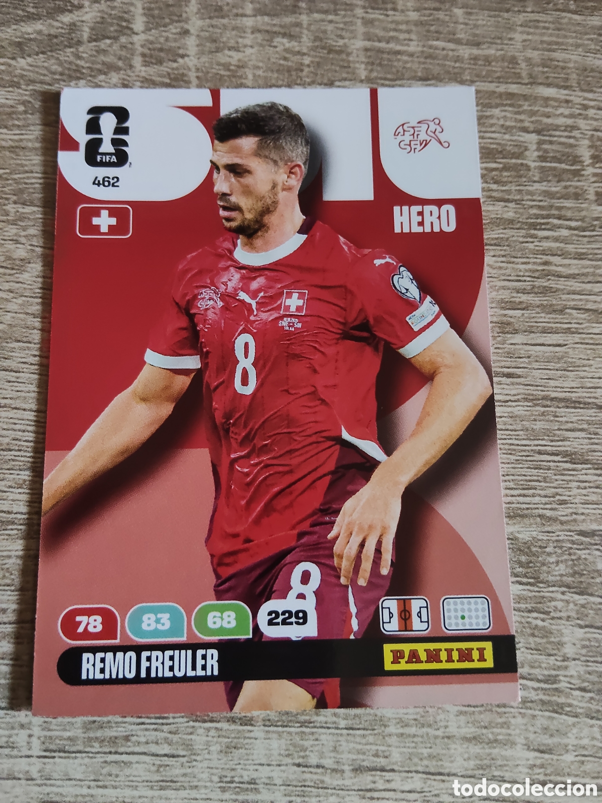 Cromos de F&uacute;tbol: Panini Adrenalyn mundial 2026 462 Remo Freuler Suiza