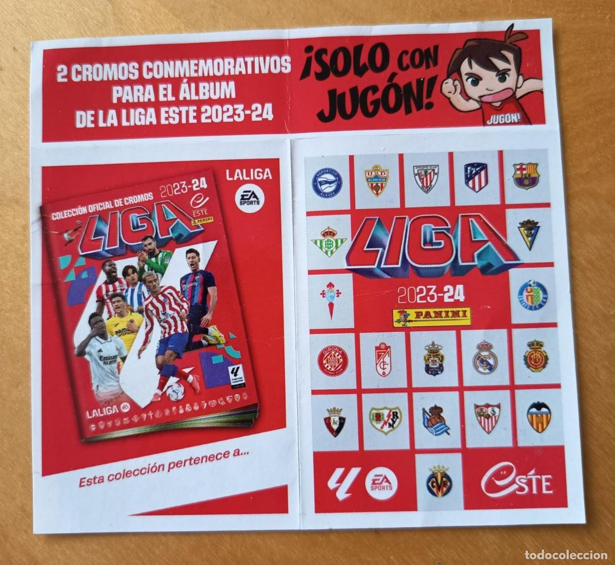 Cromos de F&uacute;tbol: CROMO CONMEMORATIVO LIGA ESTE 2023-24 JUGON
