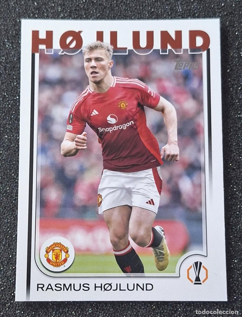 Cromos de F&uacute;tbol: Rasmus Hojlund Manchester United Topps Champions League Soccer