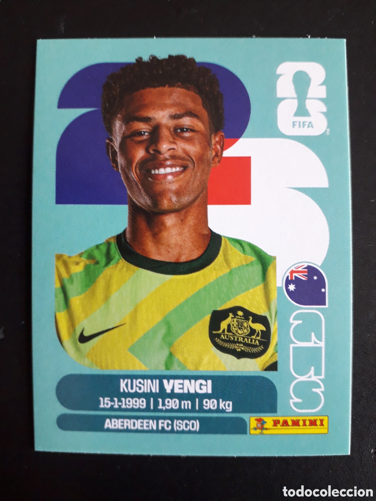 Cromos de F&uacute;tbol: VENGI AUSTRALIA AUS 18 MUNDIAL F&Uacute;TBOL 2026 FIFA WORLD CUP PANINI SIN PEGAR PEDIDO M&Iacute;NIMO 3&euro;