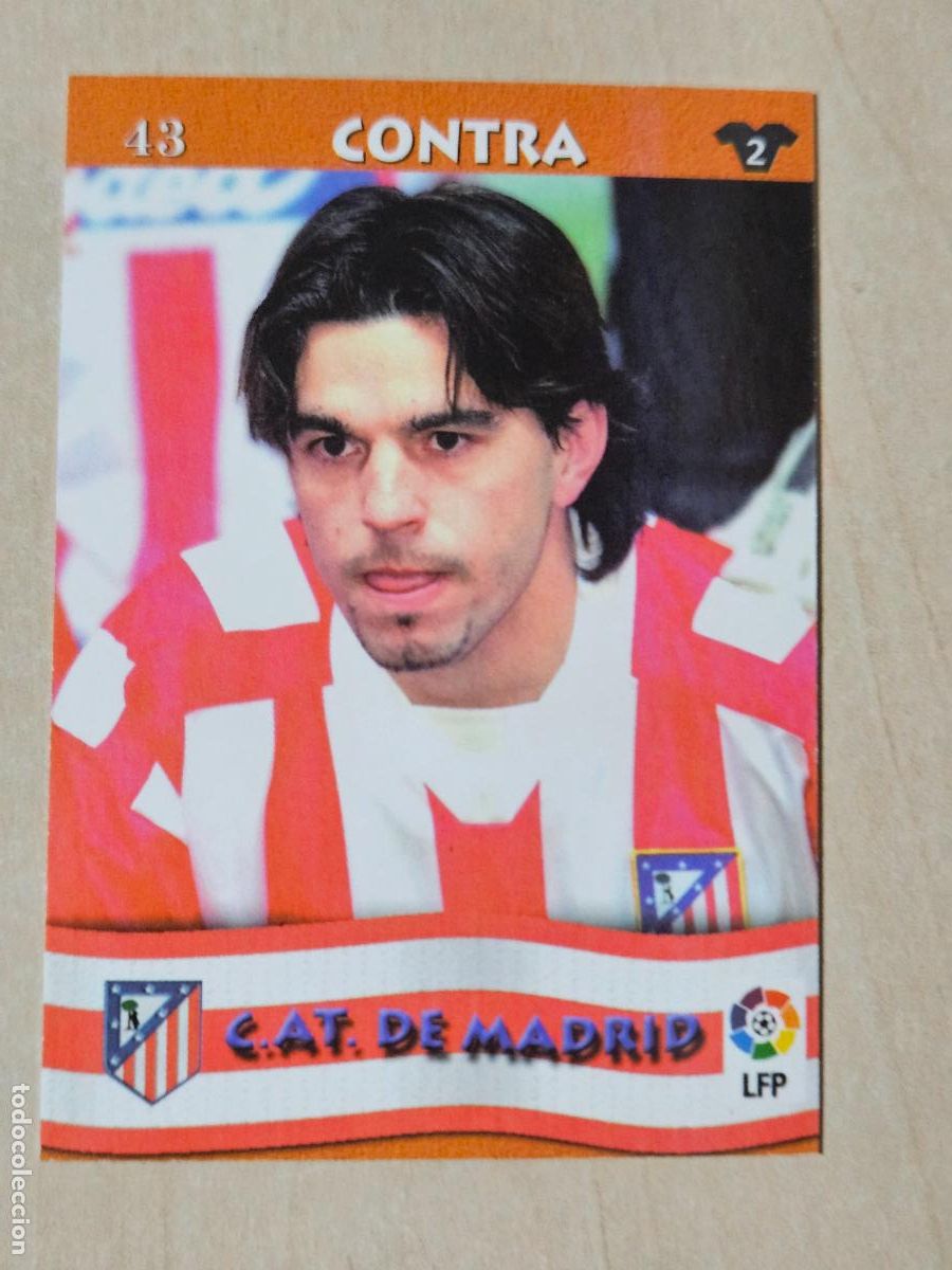 Cromos de F&uacute;tbol: FICHA N&ordm; 43 CONTRA - MUNDICROMO LIGA TOP 2003 - ATLETICO DE MADRID