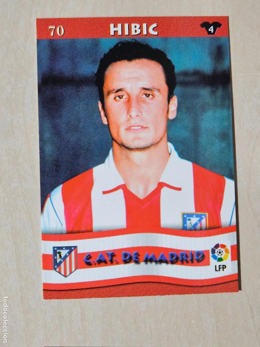 Cromos de F&uacute;tbol: FICHA N&ordm; 70 HIBIC - MUNDICROMO LIGA TOP 2003 - ATLETICO DE MADRID