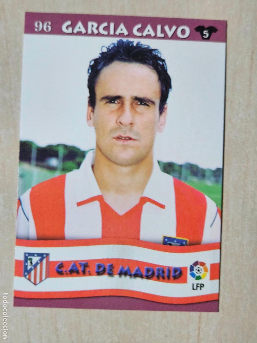 Cromos de F&uacute;tbol: FICHA N&ordm; 96 GARCIA CALVO - MUNDICROMO LIGA TOP 2003 - ATLETICO DE MADRID