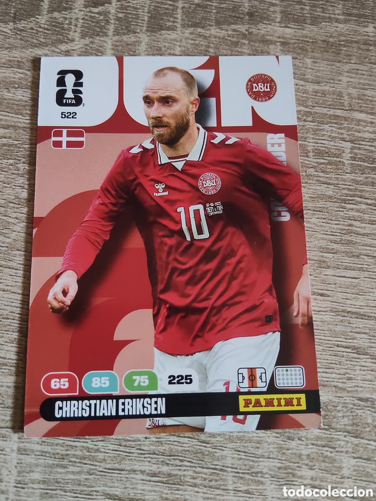Cromos de F&uacute;tbol: Panini Adrenalyn mundial 2026 522 Christian Eriksen Dinamarca