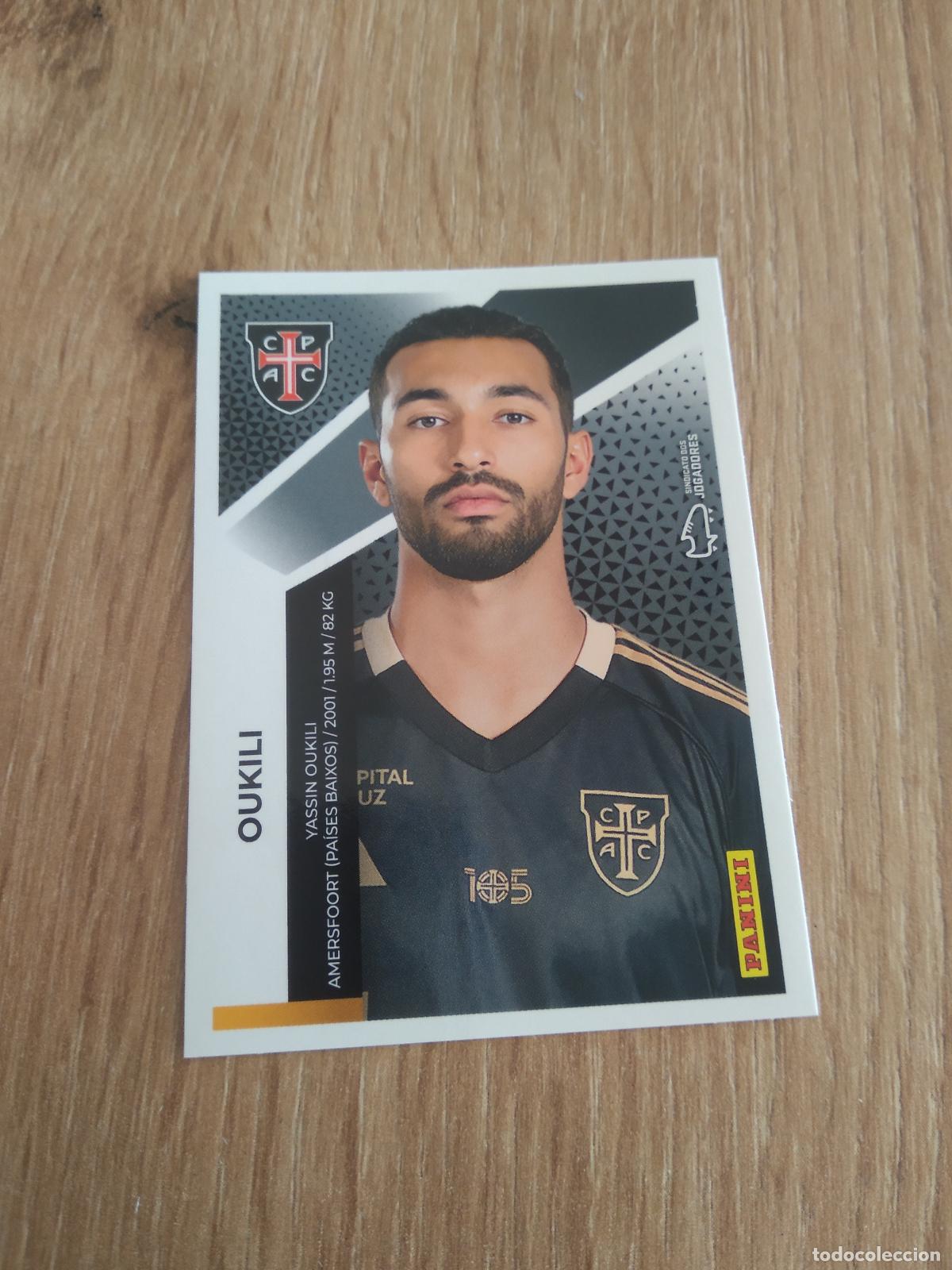 Cromos de F&uacute;tbol: 125 OUKILI CASA PIA CROMO FUTBOL PANINI LIGA PORTUGAL 25-26 FUTEBOL LIGA BETCLIC 2025-2026