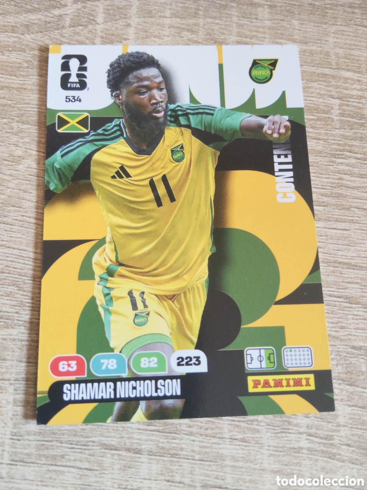 Cromos de F&uacute;tbol: Panini Adrenalyn mundial 2026 534 Shamar Nicholson Jamaica
