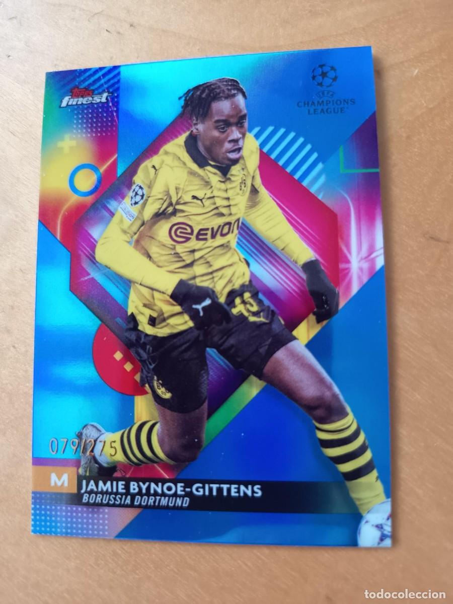 Football Stickers: BYNOE-GITTENS TOPPS FINEST 2024 NUMERADA 079/275