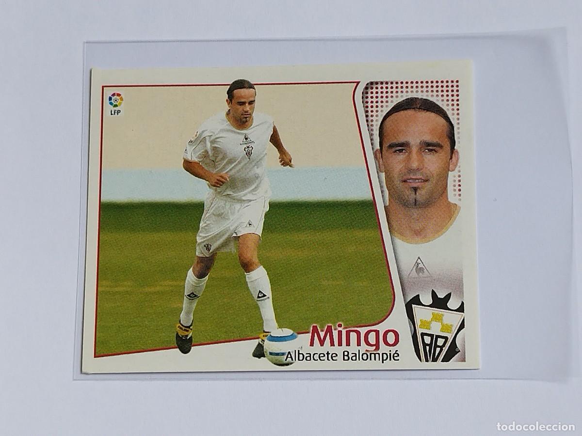 Football Stickers: MINGO ALBACETE BALOMPI&Eacute; - COLECCIONES EDICIONES ESTE LA LIGA 2004 2005 - PANINI 04 05