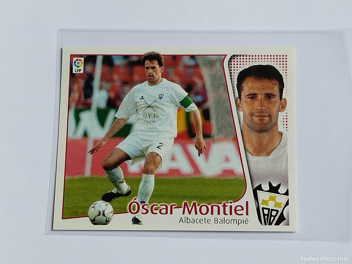 Cromos de F&uacute;tbol: &Oacute;SCAR MONTIEL ALBACETE BALOMPI&Eacute; - COLECCIONES EDICIONES ESTE LA LIGA 2004 2005 - PANINI 04 05