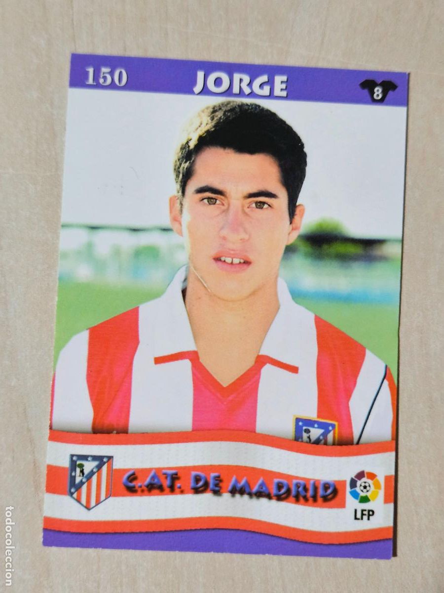Cromos de F&uacute;tbol: FICHA N&ordm; 150 JORGE - MUNDICROMO LIGA TOP 2003 - ATLETICO DE MADRID