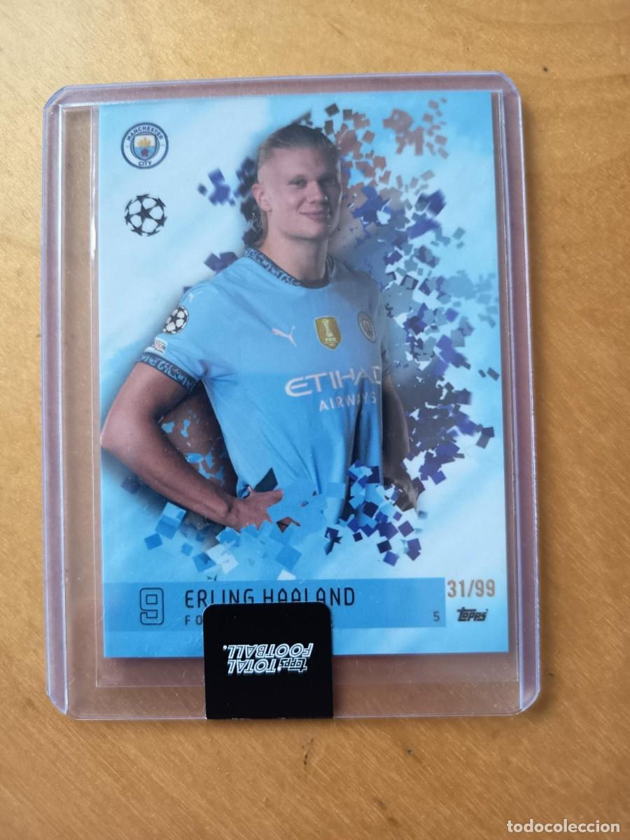 Cromos de F&uacute;tbol: HAALAND (MANCHESTER CITY) TOPPS TOTAL FOOTBALL 2023/24 NUMERADA 31/99