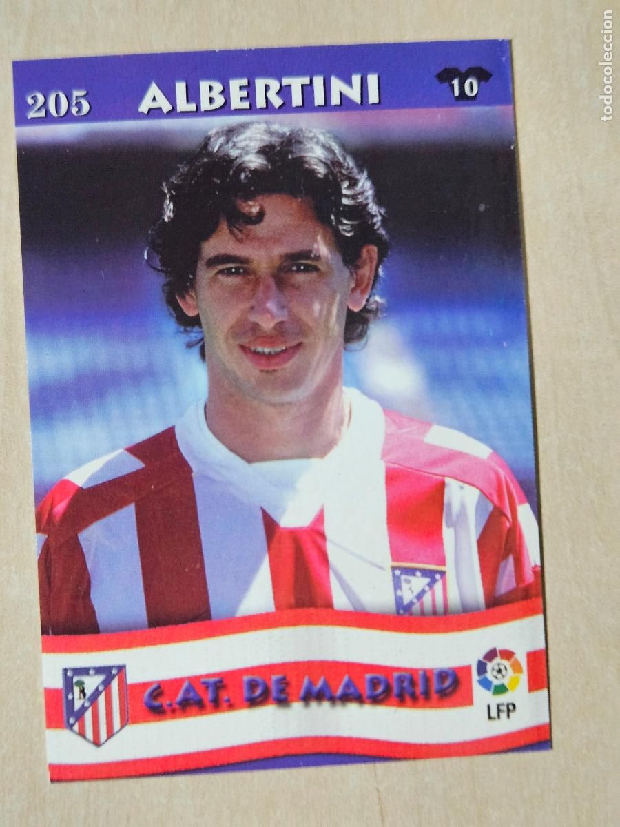 Cromos de Futebol: FICHA N&ordm; 205 ALBERTINI - MUNDICROMO LIGA TOP 2003 - ATLETICO DE MADRID