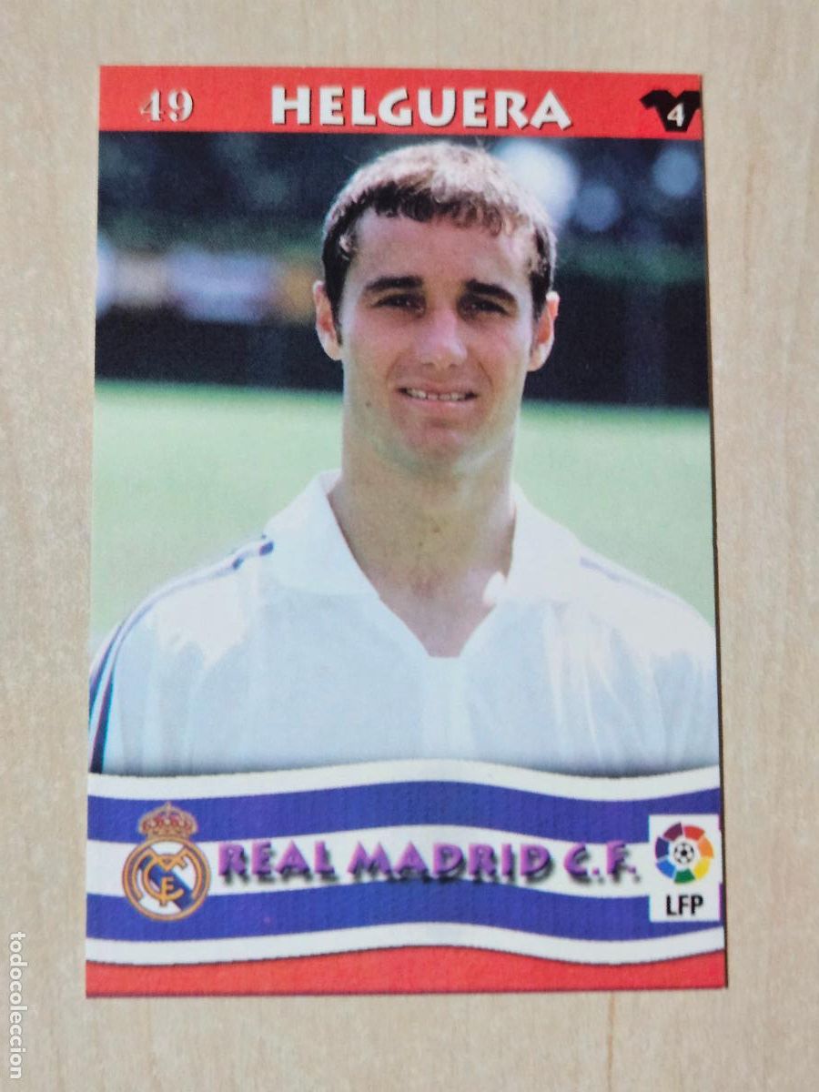 Cromos de F&uacute;tbol: FICHA N&ordm; 49 HELGUERA - MUNDICROMO LIGA TOP 2003 - REAL MADRID