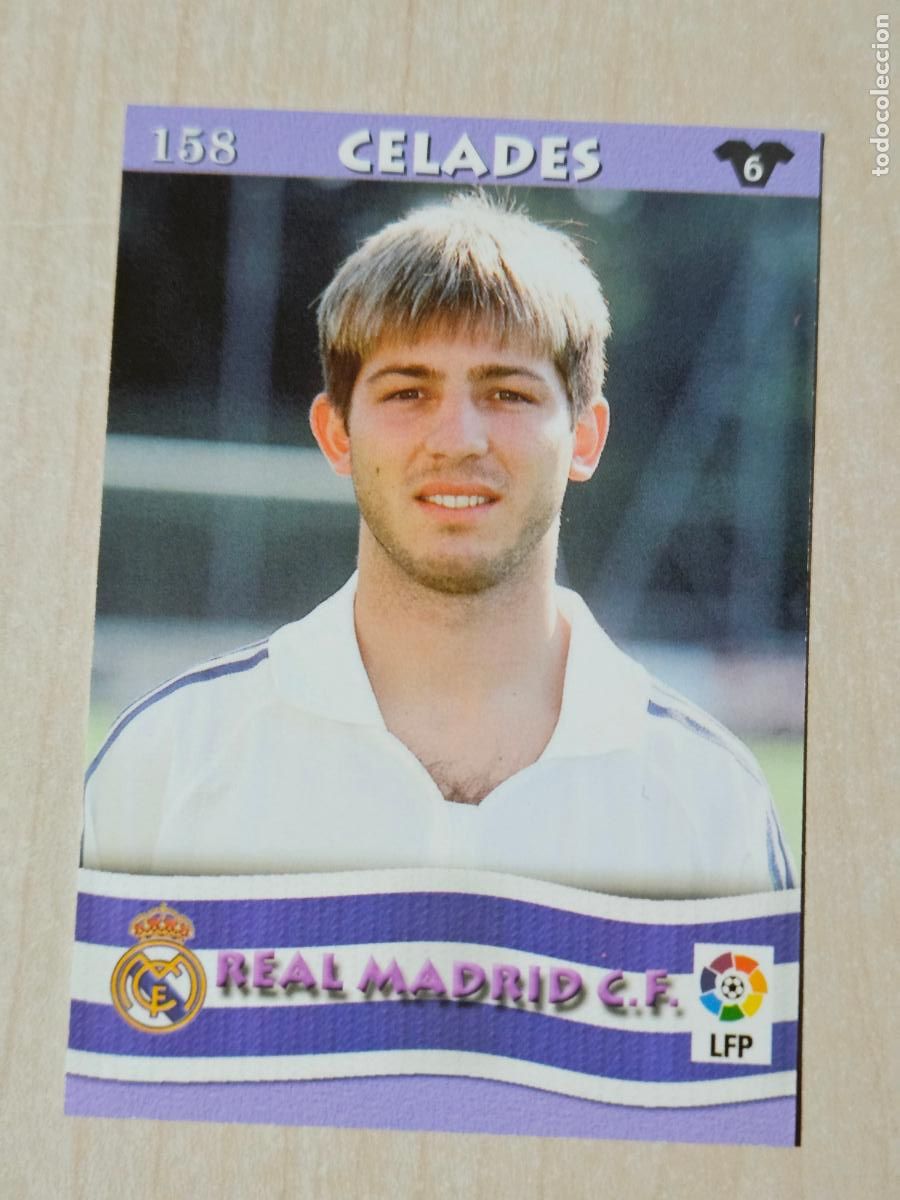 Cromos de Futebol: FICHA N&ordm; 158 CELADES - MUNDICROMO LIGA TOP 2003 - REAL MADRID