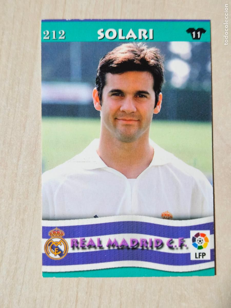 Cromos de Futebol: FICHA N&ordm; 212 SOLARI - MUNDICROMO LIGA TOP 2003 - REAL MADRID