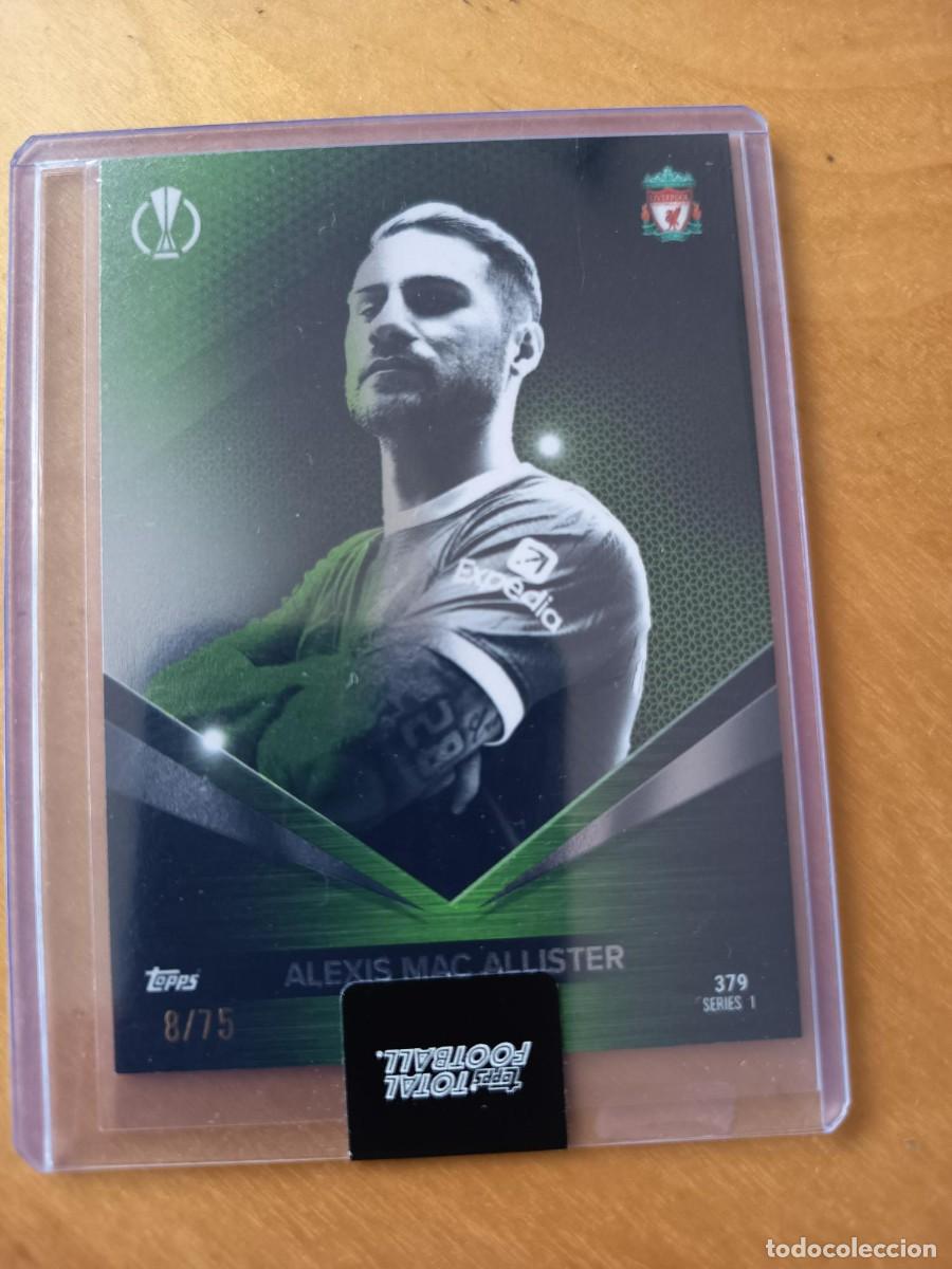 Cromos de Futebol: MAC ALLISTER (LIVERPOOL) TOPPS TOTAL FOOTBALL 2023/2024 INSERT NUMERADA 8/75