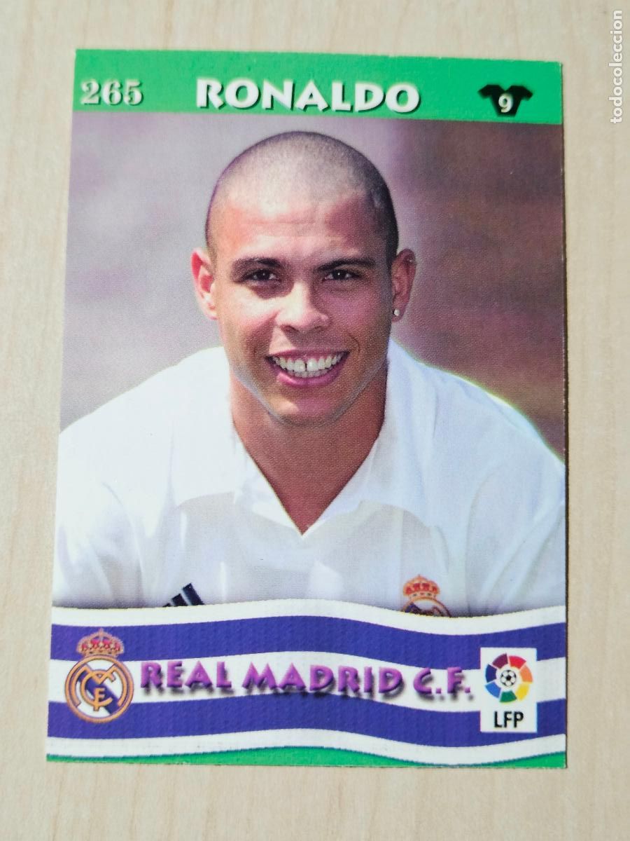 Cromos de Futebol: FICHA N&ordm; 265 RONALDO - MUNDICROMO LIGA TOP 2003 - REAL MADRID