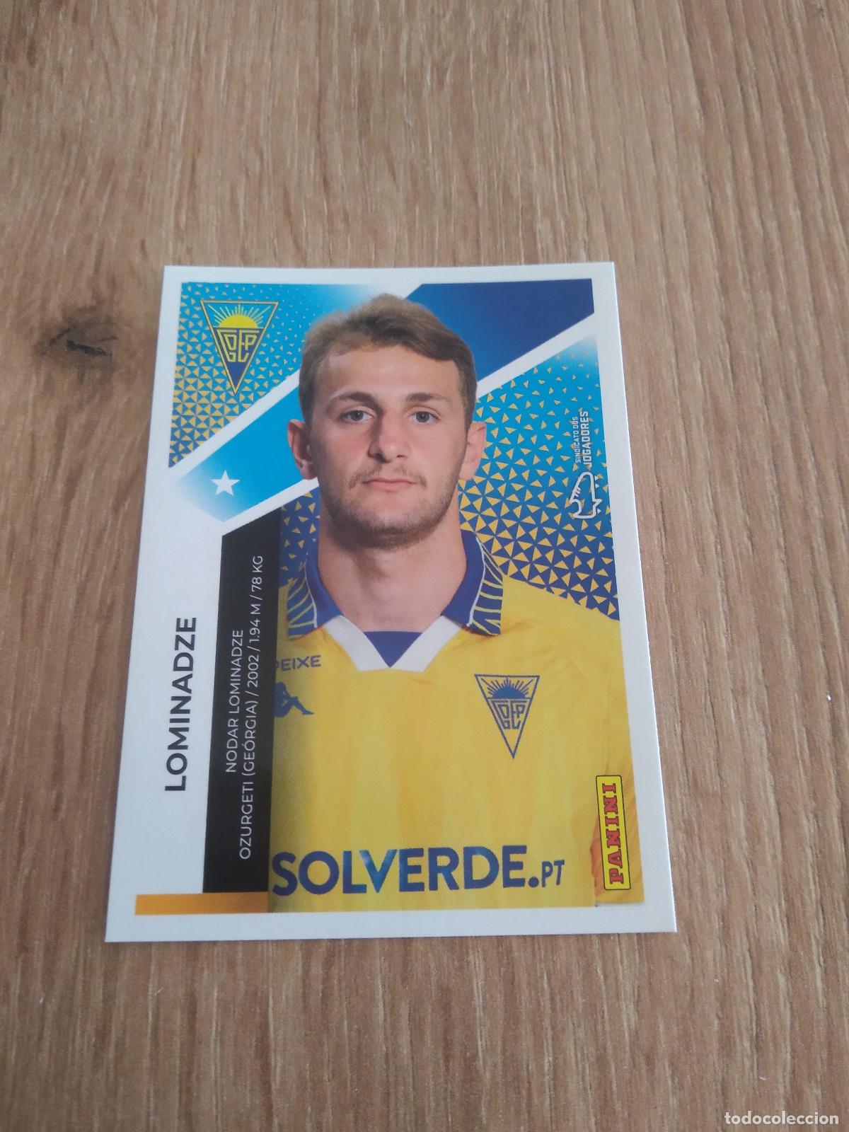 Cromos de F&uacute;tbol: 145 LOMINADZE ESTORIL CROMO FUTBOL PANINI LIGA PORTUGAL 25-26 FUTEBOL LIGA BETCLIC 2025-2026