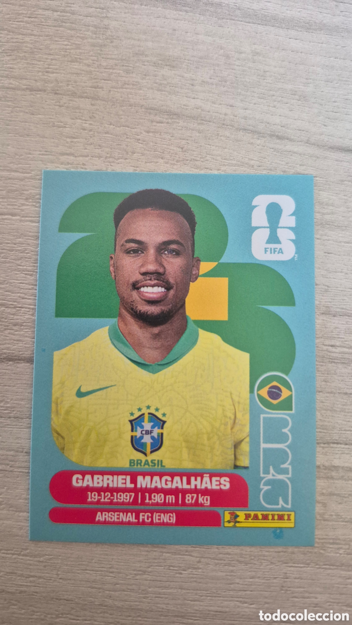 Cromos de F&uacute;tbol: BRA6 Gabriel Magalh&atilde;es FIFA World Cup 2026