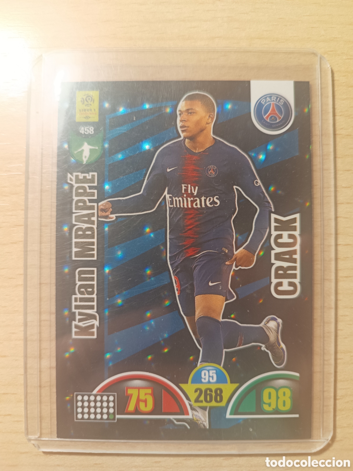 Cromos de F&uacute;tbol: 458 KYLIAN MBAPPE CRACK PARIS SAINT GERMAIN PSG ADRENALYN XL LIGUE 1 2018 2019 PANINI 18 19