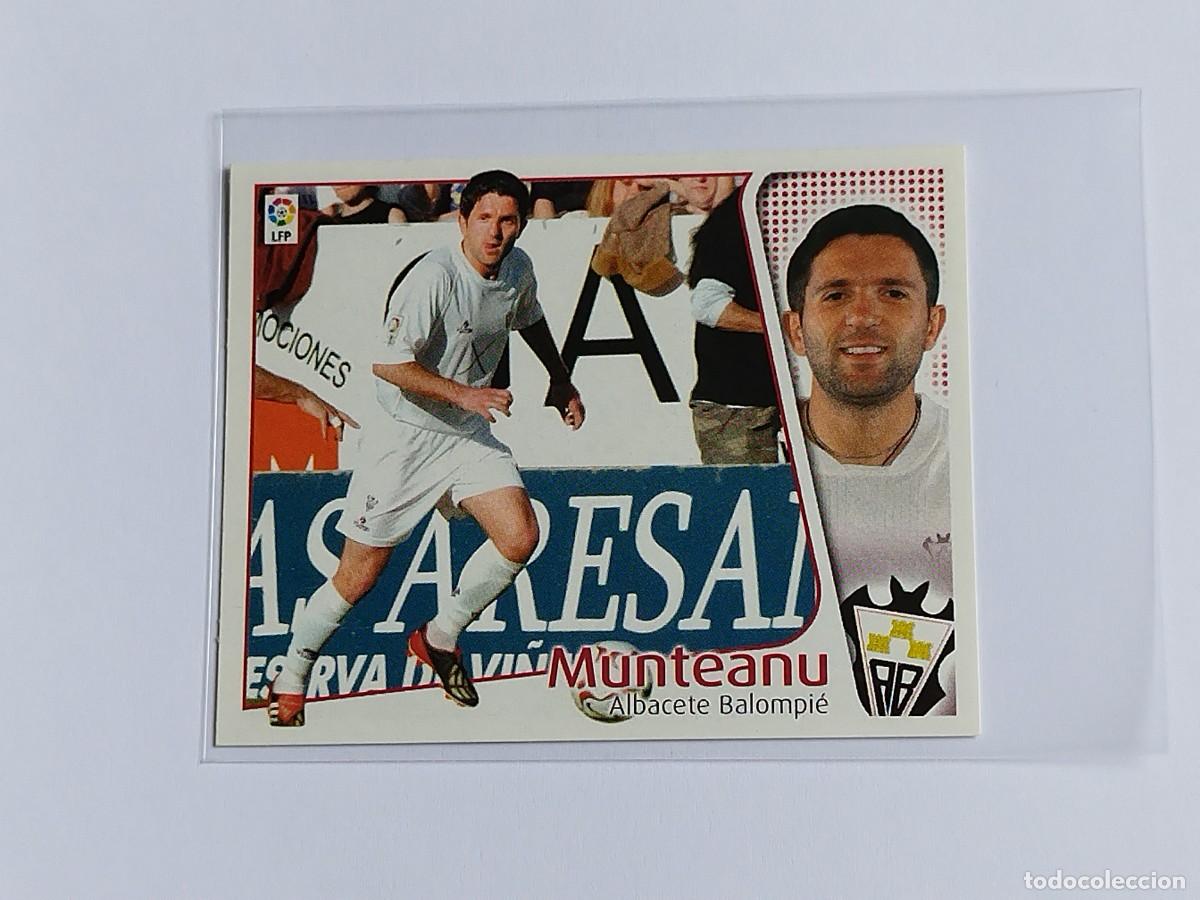 Cromos de F&uacute;tbol: MUNTEANU BAJA ALBACETE BALOMPI&Eacute; - COLECCIONES EDICIONES ESTE LA LIGA 2004 2005 - PANINI 04 05