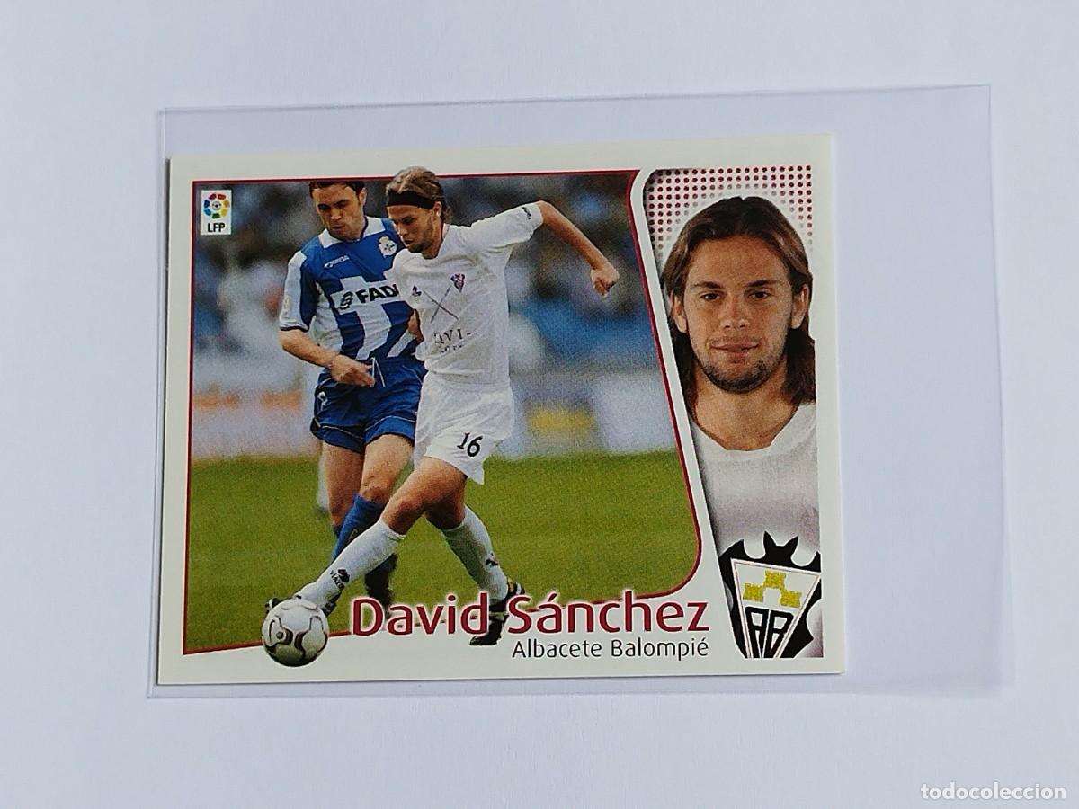 Cromos de F&uacute;tbol: DAVID S&Aacute;NCHEZ ALBACETE BALOMPI&Eacute; - COLECCIONES EDICIONES ESTE LA LIGA 2004 2005 - PANINI 04 05