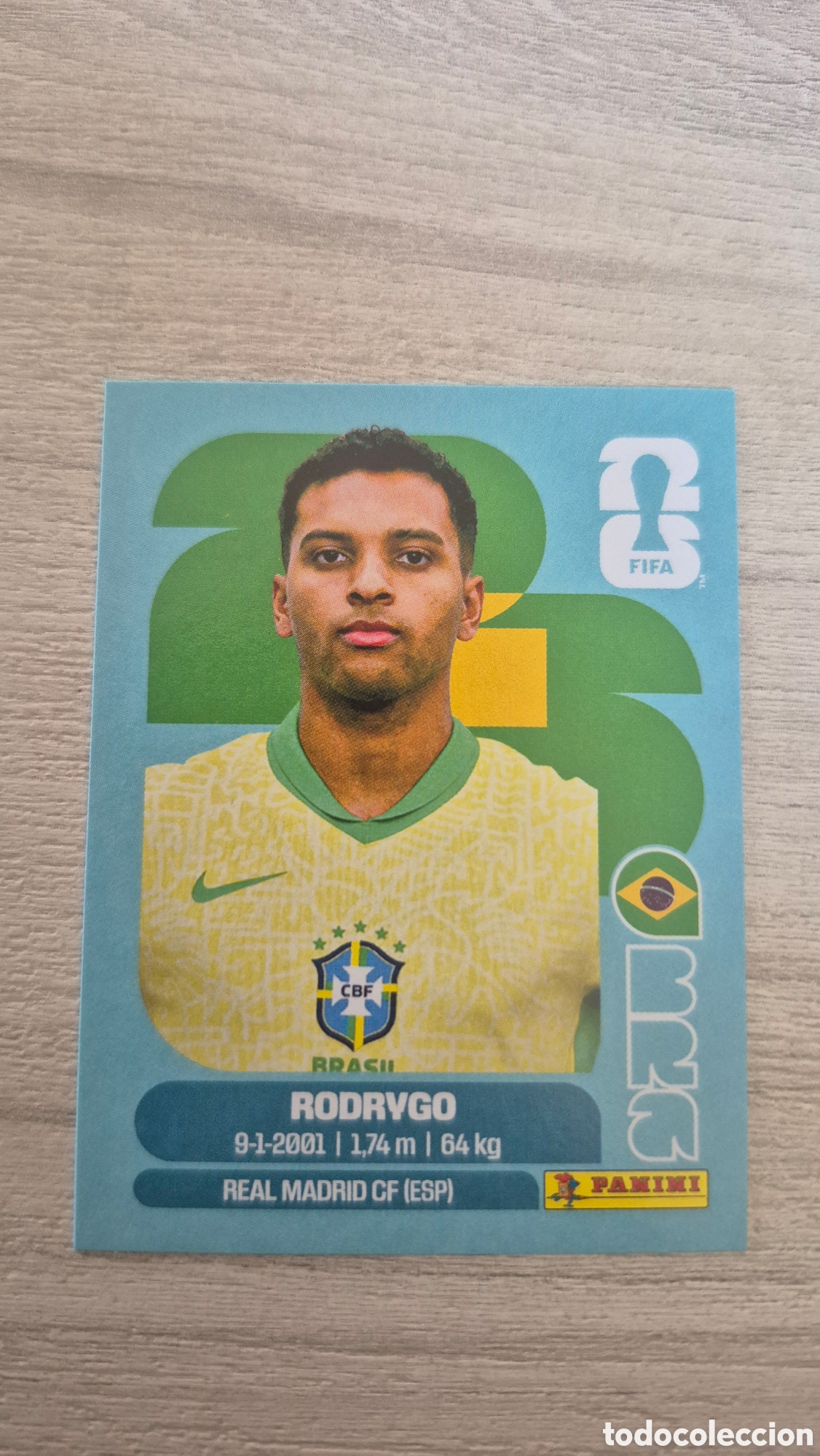 Cromos de F&uacute;tbol: BRA15 Rodrygo FIFA World Cup 2026