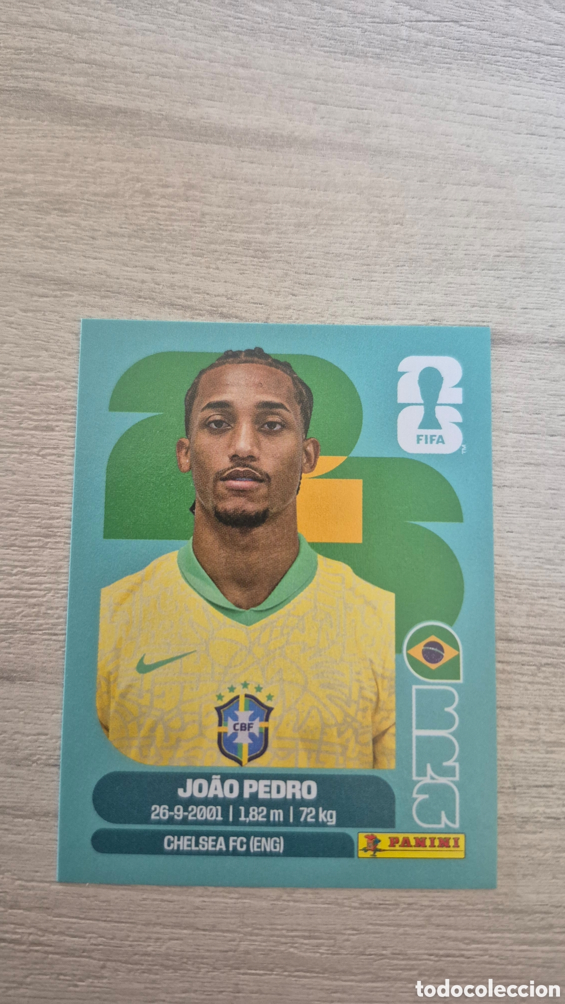 Cromos de F&uacute;tbol: BRA16 Jo&atilde;o Pedro FIFA World Cup 2026