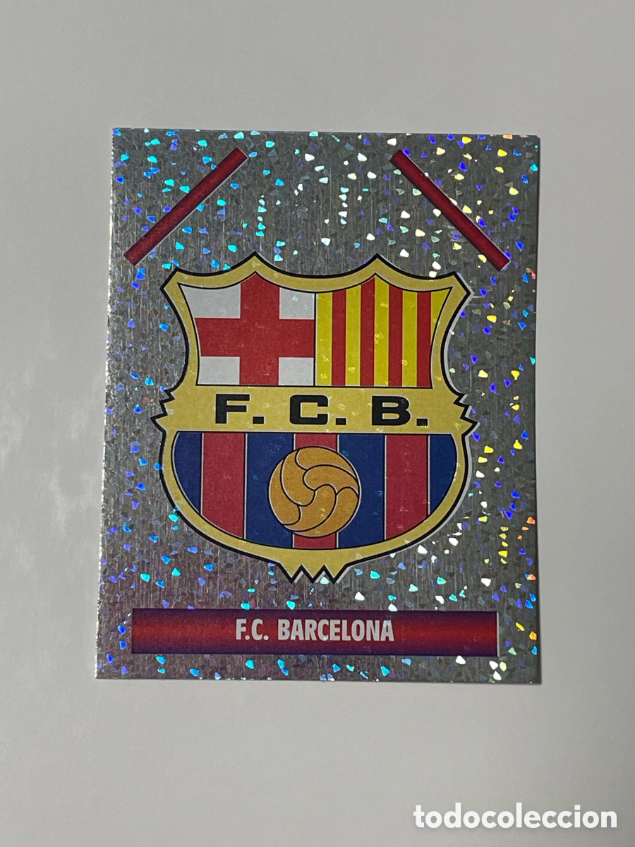 Cromos de F&uacute;tbol: Escudo F. C. Barcelona Panini Equipos de Europa 1999 #D