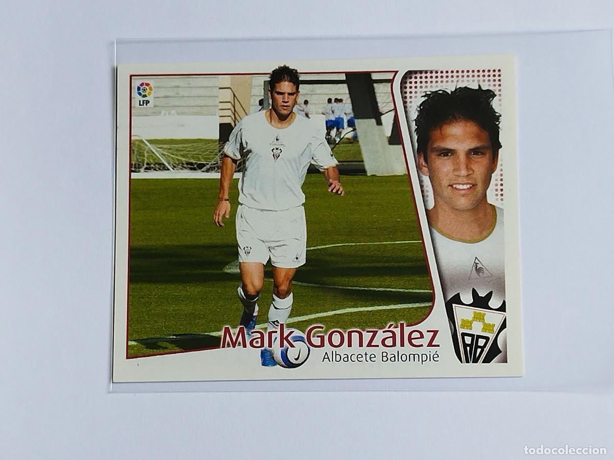 Cromos de F&uacute;tbol: MARK GONZ&Aacute;LEZ ALBACETE BALOMPI&Eacute; - COLECCIONES EDICIONES ESTE LA LIGA 2004 2005 - PANINI 04 05