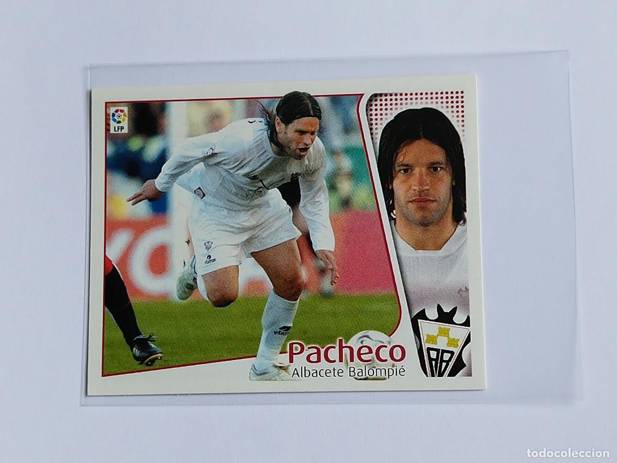 Cromos de F&uacute;tbol: PACHECO ALBACETE BALOMPI&Eacute; - COLECCIONES EDICIONES ESTE LA LIGA 2004 2005 - PANINI 04 05