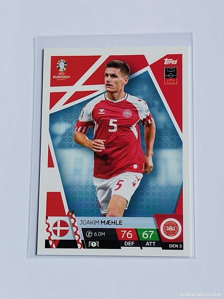 Cartes &agrave; collectionner de Football: MAEHLE #DEN 3 DINAMARCA - TOPPS EUROCOPA 2024 MATCH ATTAX - UEFA EURO GERMANY 24 DEN3