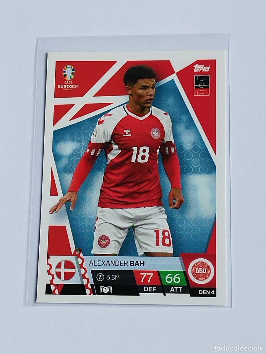 Cartes &agrave; collectionner de Football: BAH #DEN 4 DINAMARCA - TOPPS EUROCOPA 2024 MATCH ATTAX - UEFA EURO GERMANY 24 DEN4