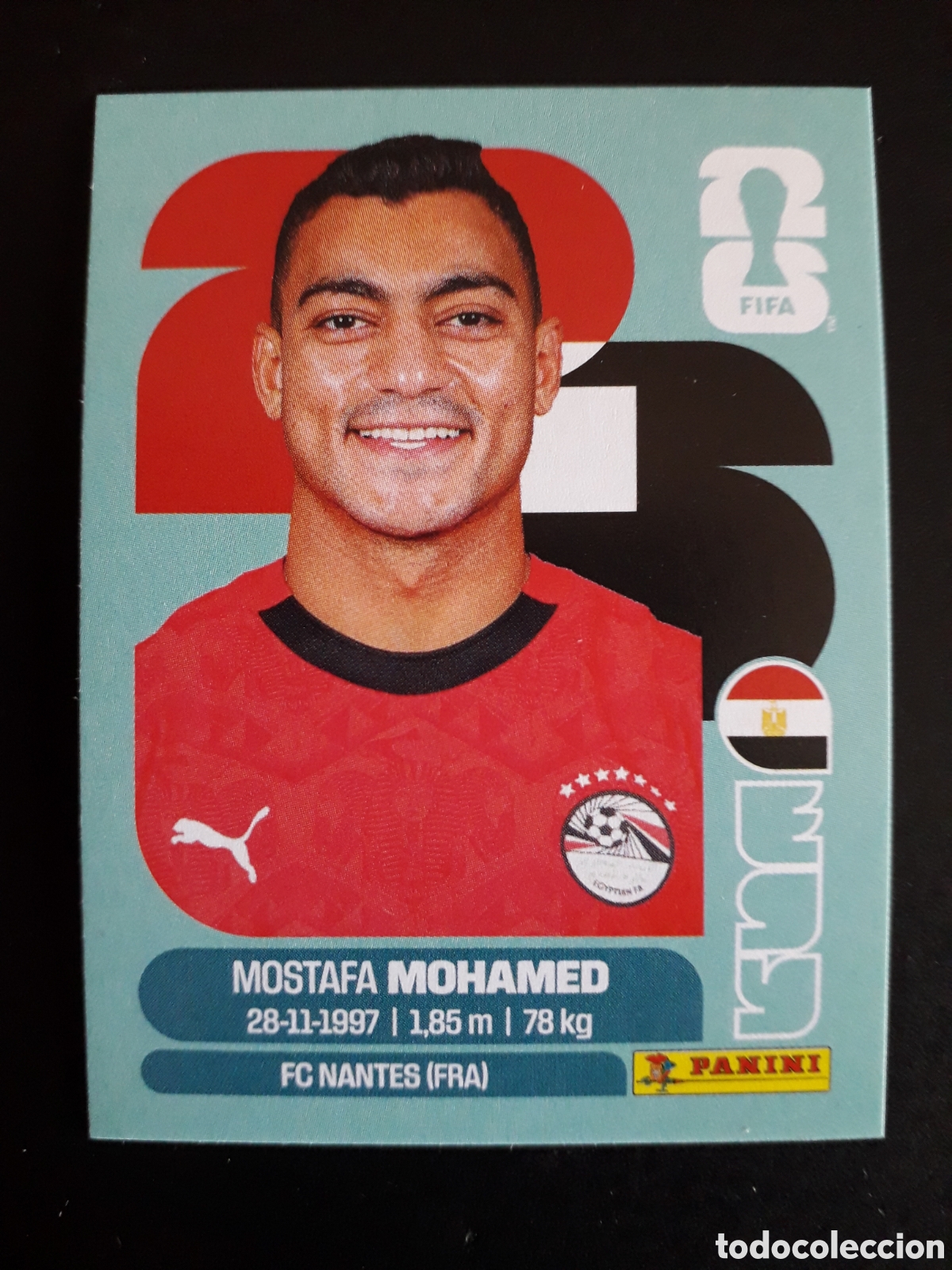 Cartes &agrave; collectionner de Football: MOHAMED EGIPTO EGY 18 MUNDIAL F&Uacute;TBOL 2026 FIFA WORLD CUP PANINI SIN PEGAR PEDIDO M&Iacute;NIMO 3&euro;
