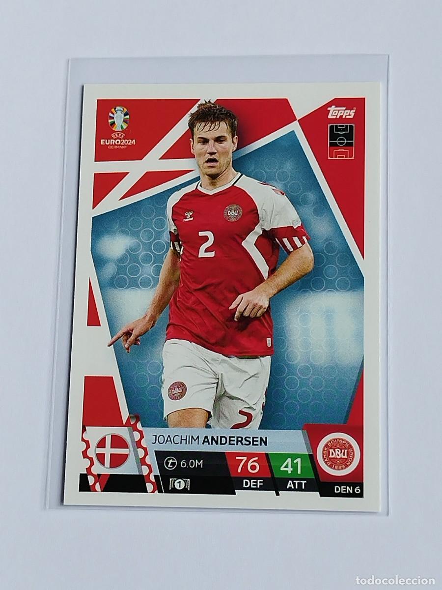 Cartes &agrave; collectionner de Football: ANDERSEN #DEN 6 DINAMARCA - TOPPS EUROCOPA 2024 MATCH ATTAX - UEFA EURO GERMANY 24 DEN6