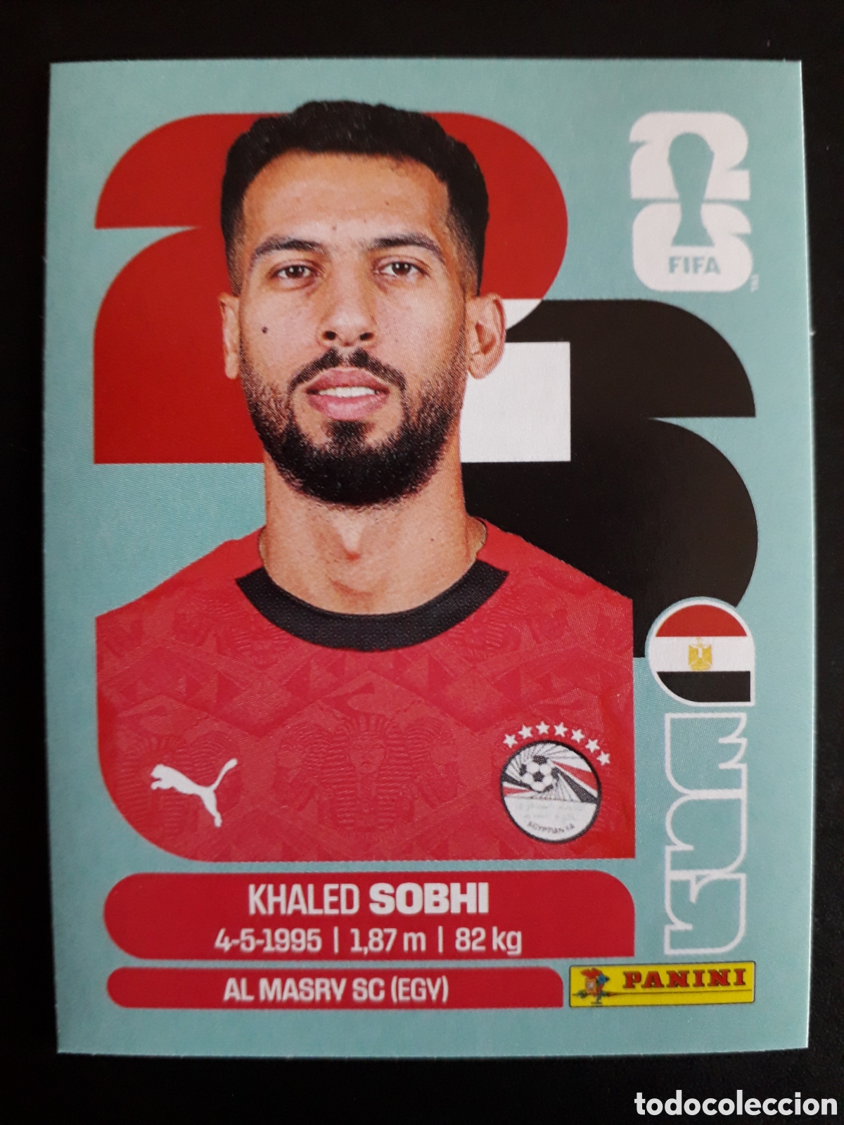 Cromos de F&uacute;tbol: SOBHI EGIPTO EGY 6 MUNDIAL F&Uacute;TBOL 2026 FIFA WORLD CUP PANINI SIN PEGAR PEDIDO M&Iacute;NIMO 3&euro;