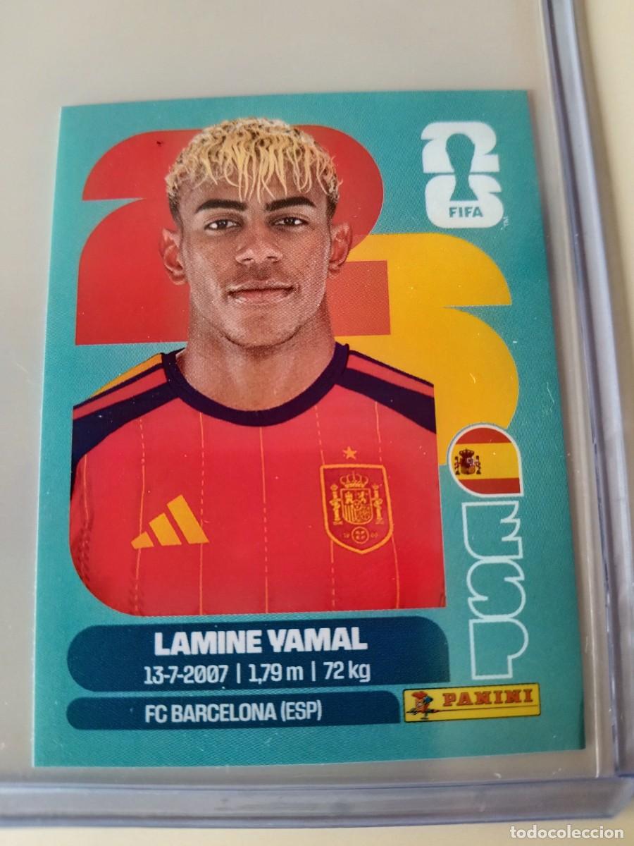 Cartes &agrave; collectionner de Football: MUNDIAL FIFA WORLD CUP 2026 LAMINE YAMAL STICKER- DE SOBRE