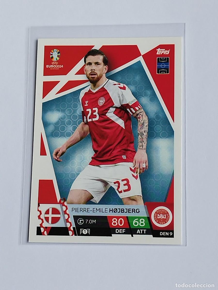 Cartes &agrave; collectionner de Football: HOJBJERG #DEN 9 DINAMARCA - TOPPS EUROCOPA 2024 MATCH ATTAX - UEFA EURO GERMANY 24 DEN9