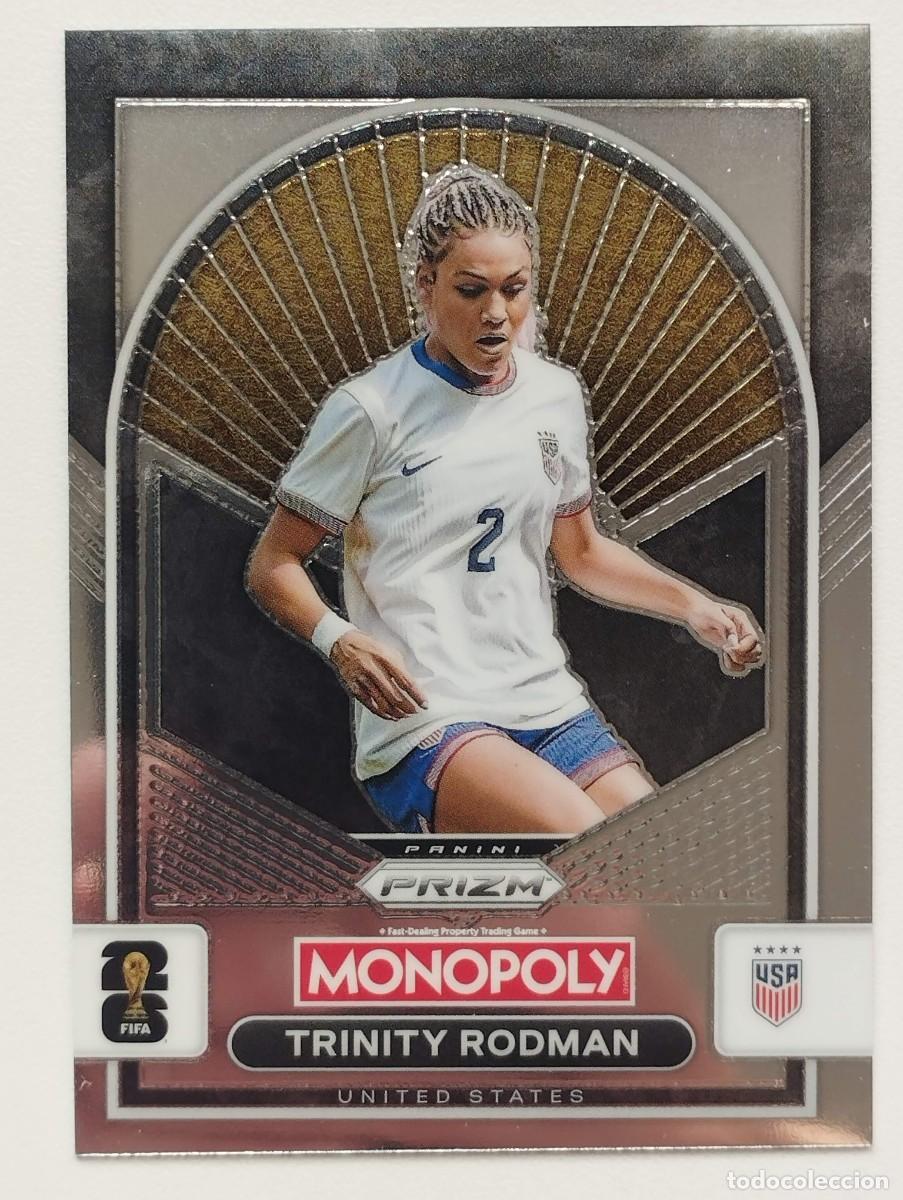 Cartes &agrave; collectionner de Football: CROMO CARD WORLD CUP 2026 26 PANINI PRIZM MONOPOLY TRINITY RODMAN 94 USA