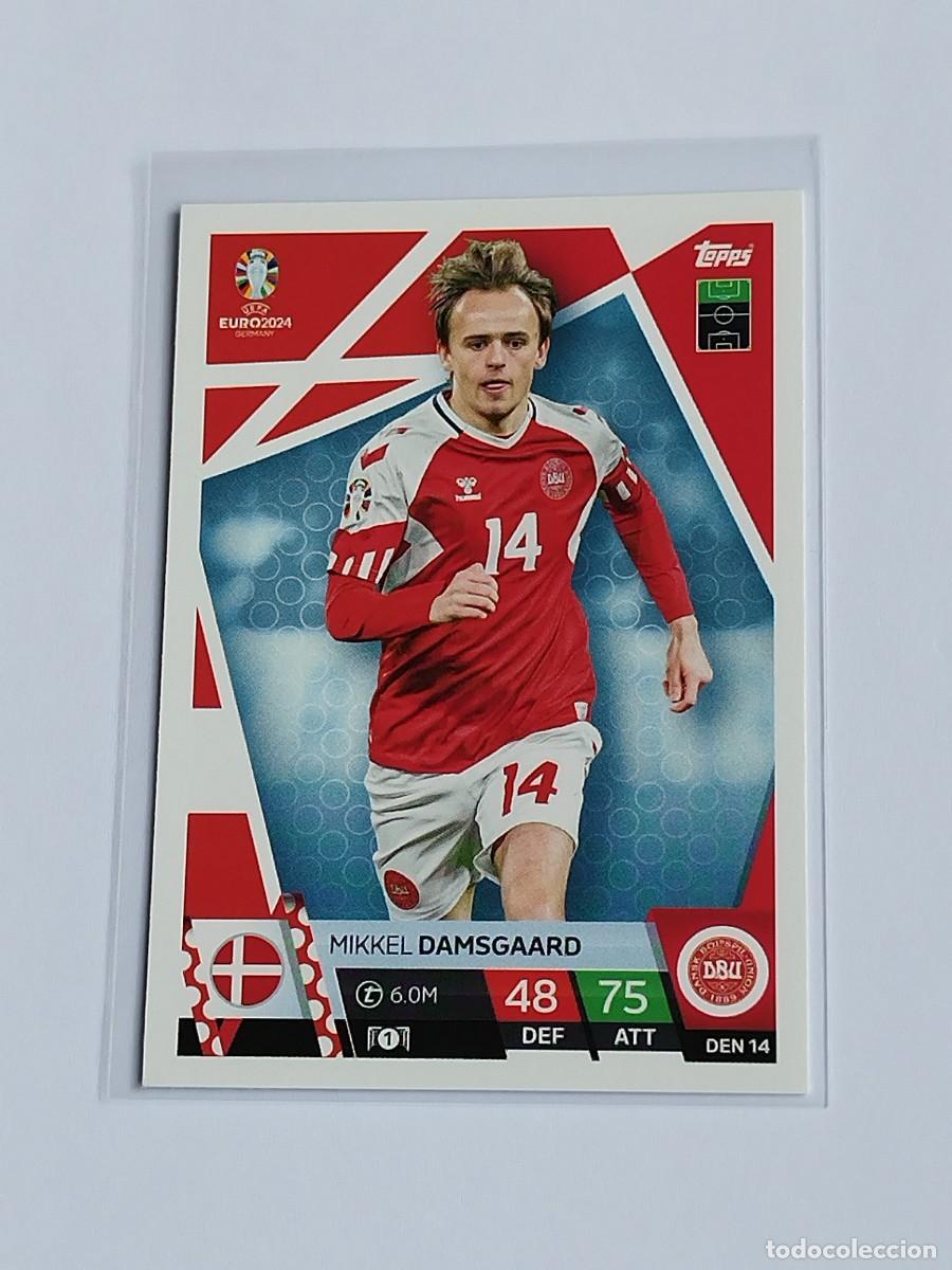 Cromos de F&uacute;tbol: DAMSGAARD #DEN 14 DINAMARCA - TOPPS EUROCOPA 2024 MATCH ATTAX - UEFA EURO GERMANY 24 DEN14