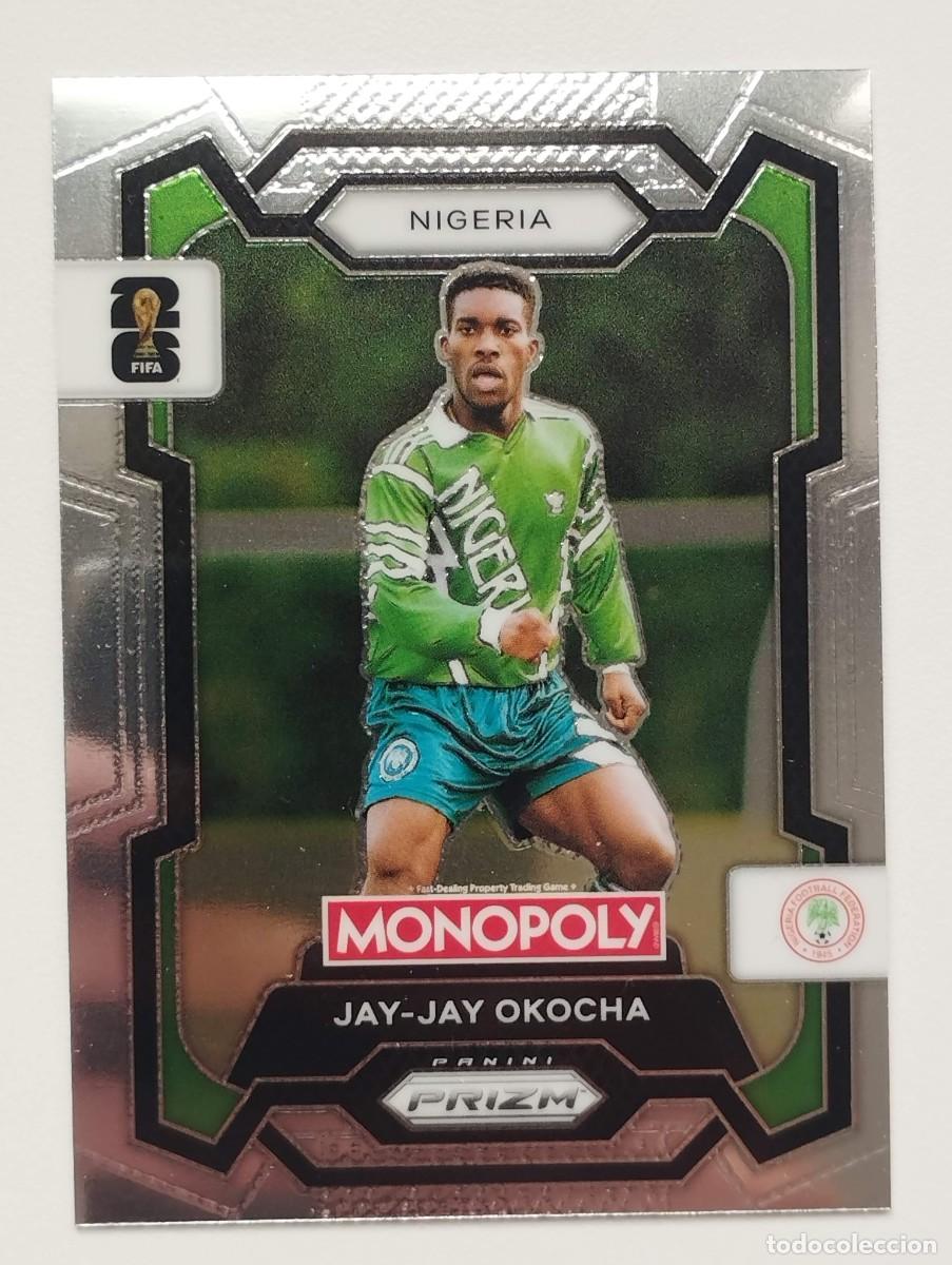 Cromos de F&uacute;tbol: CROMO CARD WORLD CUP 2026 26 PANINI PRIZM MONOPOLY JAY-JAY OKOCHA 82 NIGERIA