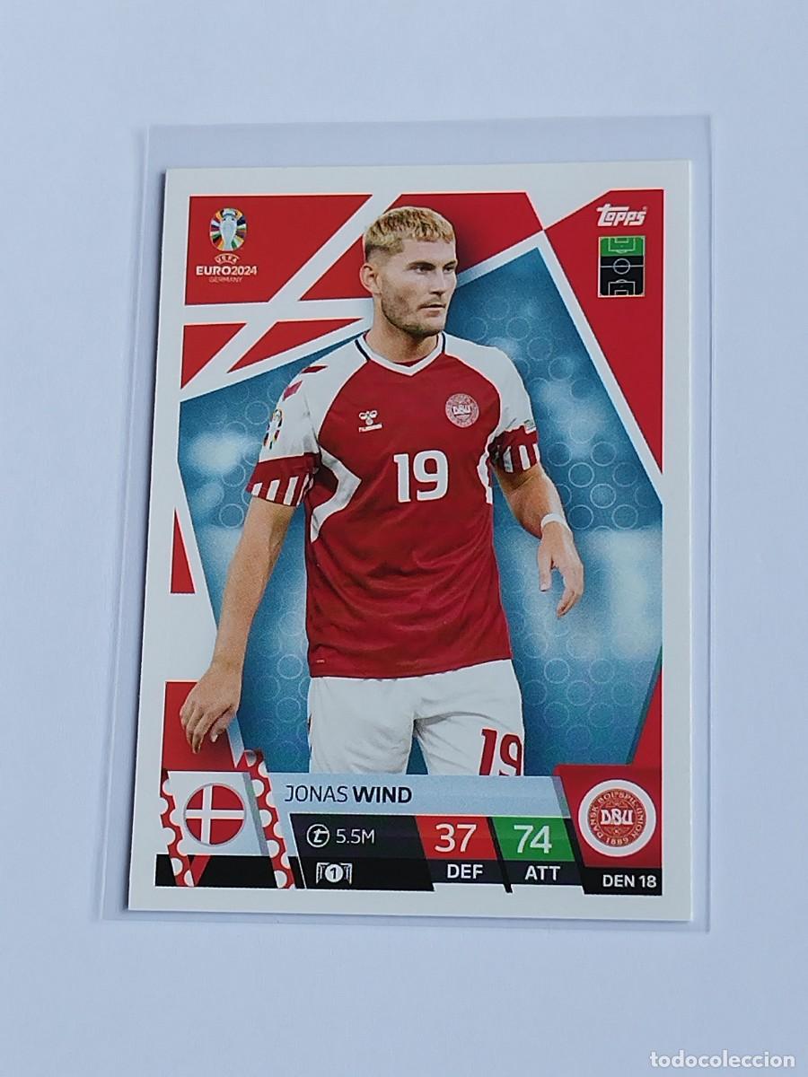 Cromos de F&uacute;tbol: WIND #DEN 18 DINAMARCA - TOPPS EUROCOPA 2024 MATCH ATTAX - UEFA EURO GERMANY 24 DEN18
