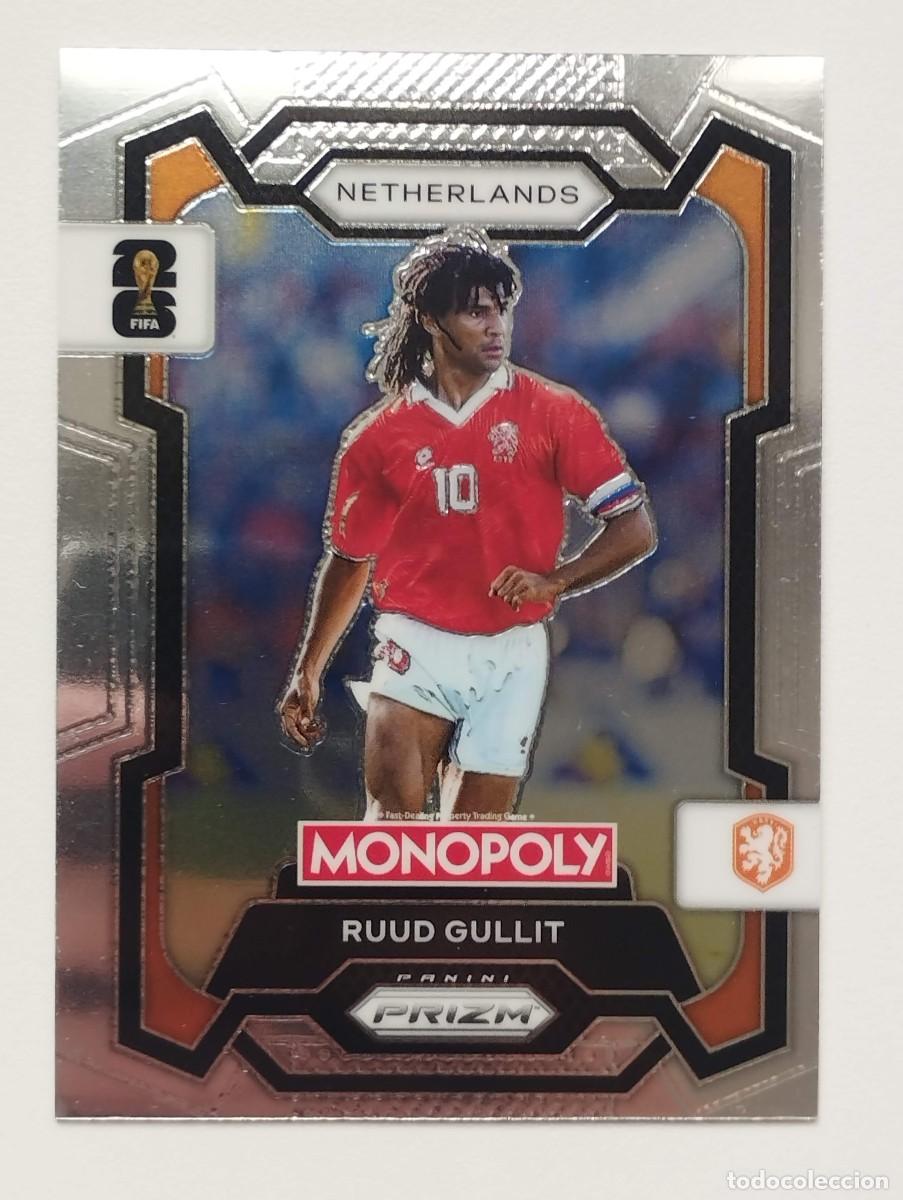 Cromos de F&uacute;tbol: CROMO CARD WORLD CUP 2026 26 PANINI PRIZM MONOPOLY RUUD GULLIT 75 HOLANDA PAISES BAJOS