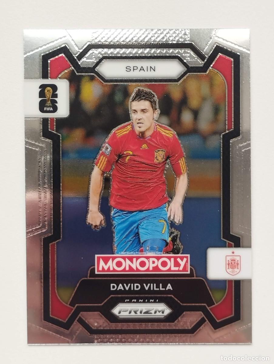 Fu&szlig;ball-Sticker: CROMO CARD WORLD CUP 2026 26 PANINI PRIZM MONOPOLY DAVID VILLA 44 ESPA&Ntilde;A