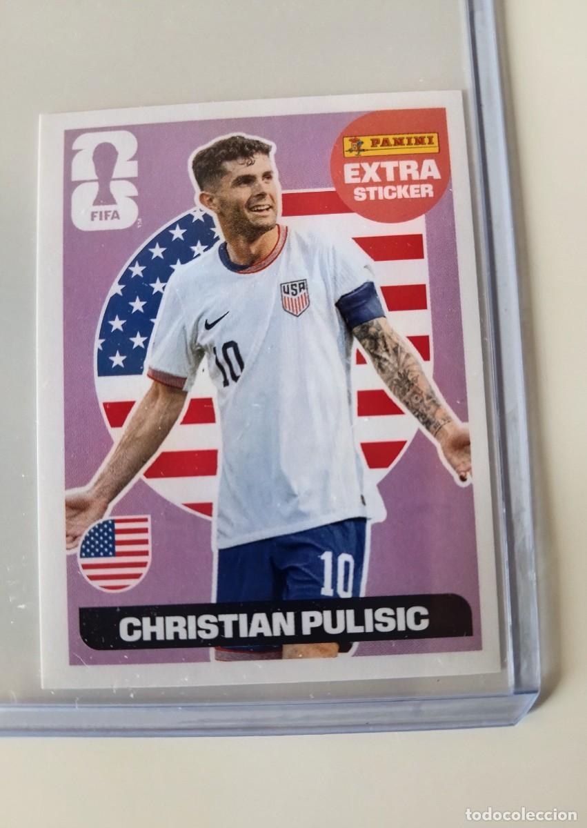 Fu&szlig;ball-Sticker: MUNDIAL WORLD CUP CHRISTIAN PULISIC- ( EXTRA STICKER )DE SOBRE