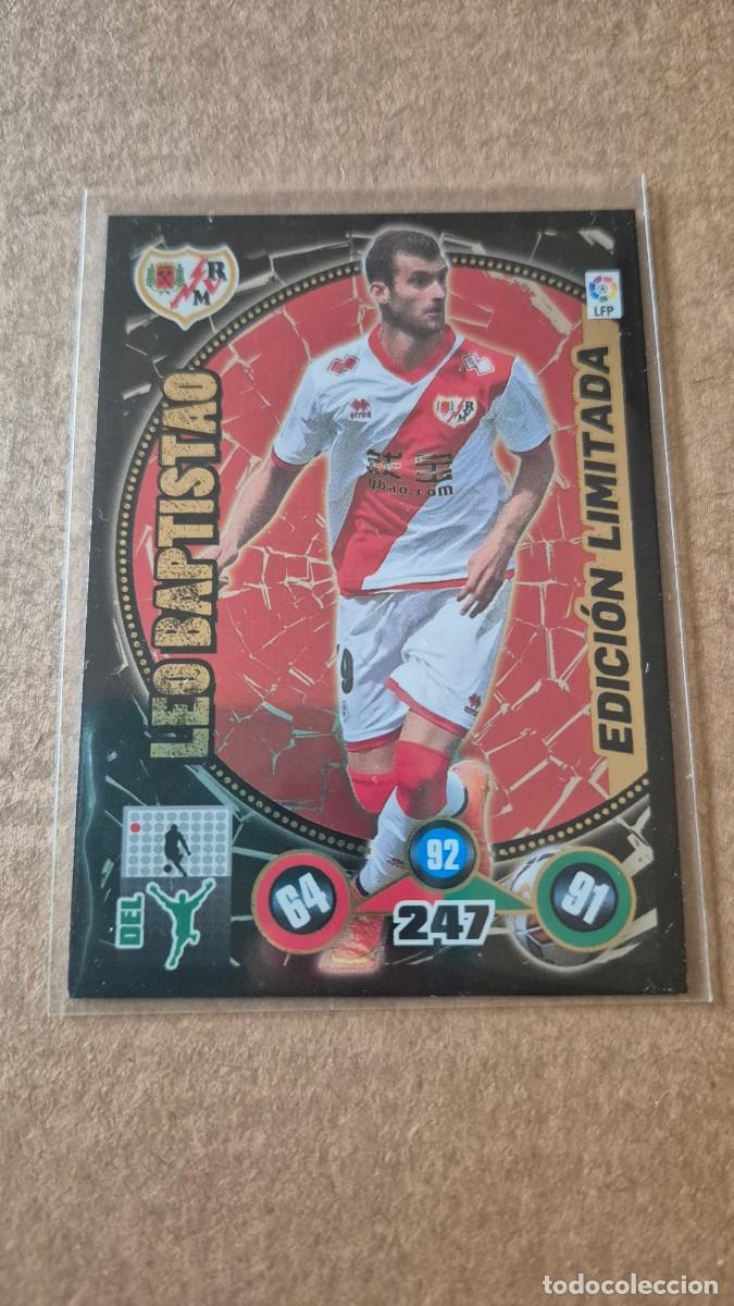 Cromos de F&uacute;tbol: ADRENALYN XL 2014 2015 EDICION LIMITADA LEO BAPTISTADO DEL RAYO VALLECANO