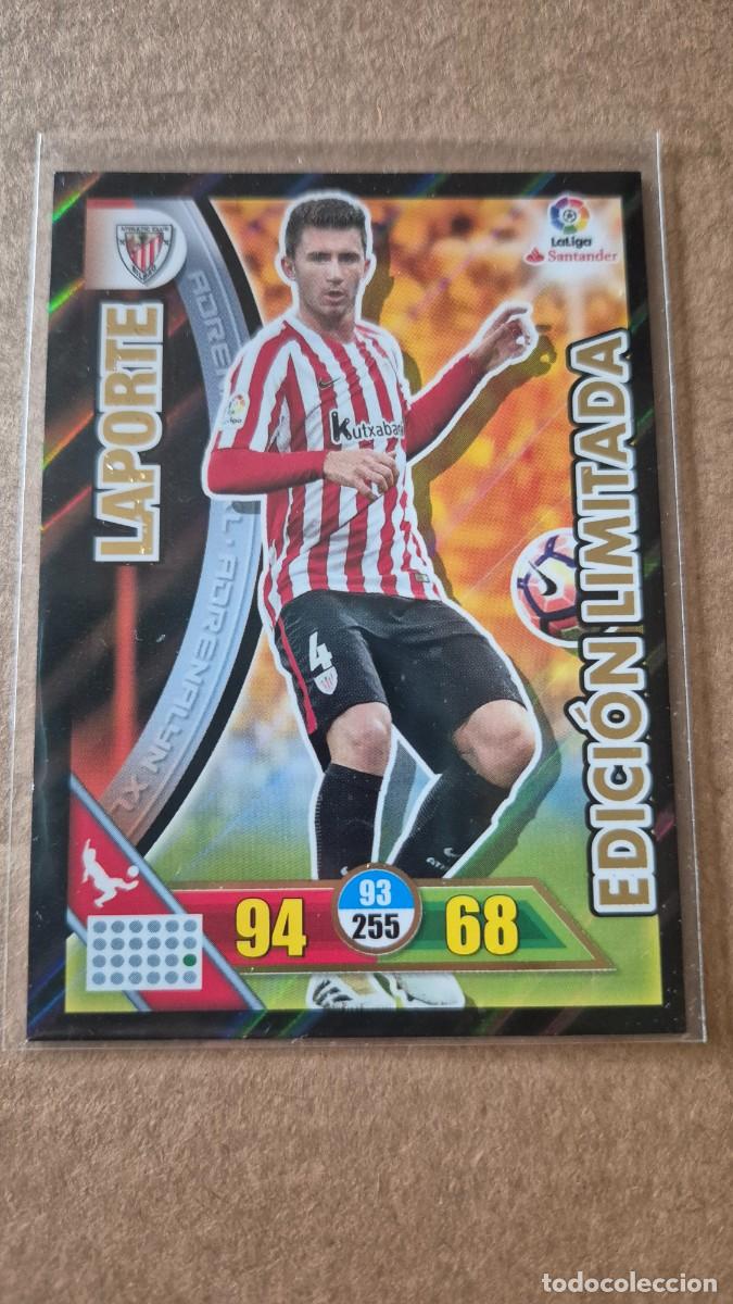 Cromos de F&uacute;tbol: ADRENALYN XL 2016 2017 EDICION LIMITADA LAPORTE DEL ATH. DE BILBAO