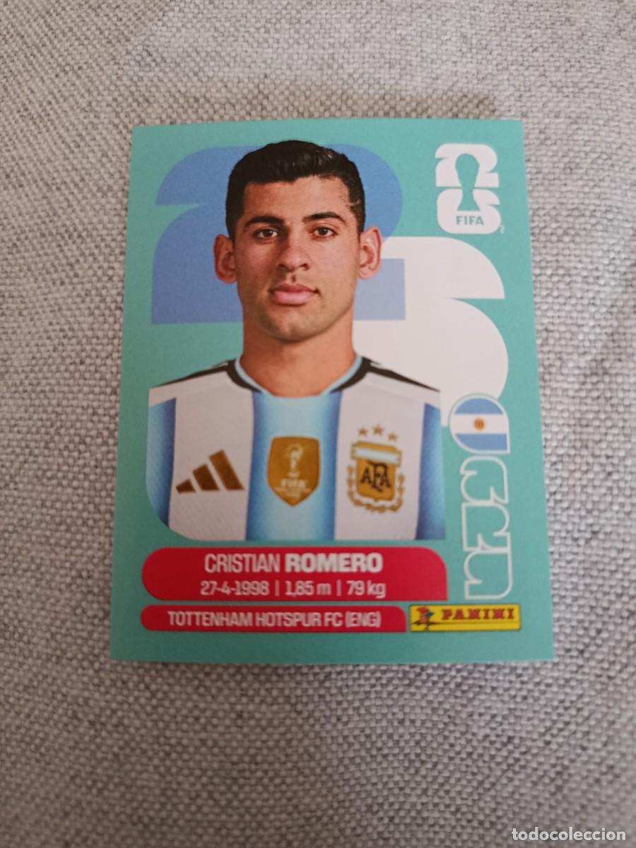Cromos de F&uacute;tbol: Panini Mundial 2026 Estados Unidos-Mexico. 4- Romero. Argentina. Nunca pegado.