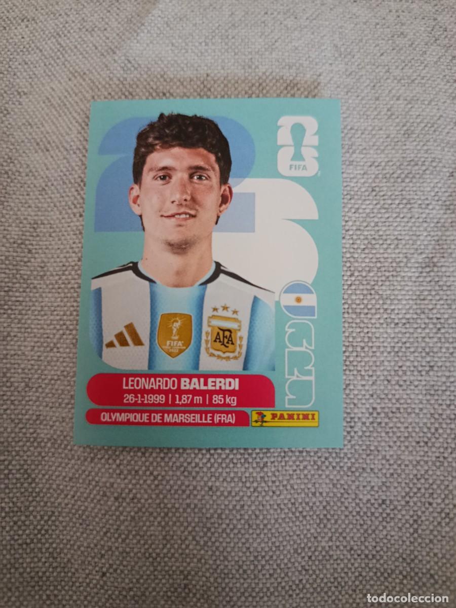 Cromos de F&uacute;tbol: Panini Mundial 2026 Estados Unidos-Mexico. 7- Balerdi. Argentina. Nunca pegado.